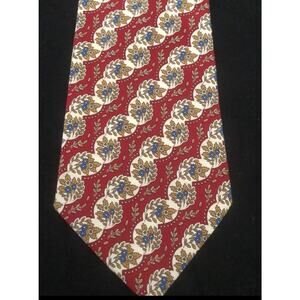 Loris Azzaro Vintage 100% Silk Paris Designer Tie